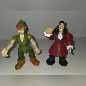 Disney Adventures Figure Lot Disney Store Exclusive 1999 Vintage Peter Pan Hook